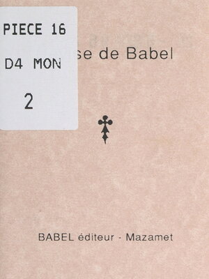 cover image of Devise de Babel